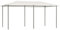 Tidyard Gazebo,Padiglione,da Giardino,Esterno,in Acciaio e Tessuto,Crema,3x6x2,6 m,Gazebo,Pergolato da Giardino 3x6 m