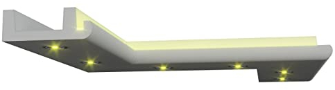 Stuck Dekorbau Styroporleiste Lichtprofile Decken & Wand Leiste Indirekte Beleuchtung LED Stuckleiste LED Leiste Profil 16 Meter BL18