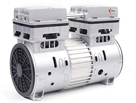 GMSLuu Pompe à Vide DC sans Huile Tête de compresseur d'air à Piston DC Silencieux monté sur véhicule Petit 220V 50W 1400u/Min Pompe à Vide Compresseur d'air comprimé Silencieux