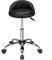 TactFire Tabouret de Bureau,Tabouret Rond avec Dossier,Tabouret à roulettes Rotation à 360°Hauteur Réglable 49-64 cm,Tabouret Coiffeuse,pour Salon de Massage, Bureau,Clinique (Noir)