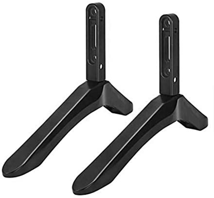 Ghulumn Steel TV Base for LCD Pedestal Screen Stand Home Universal Monitor Riser for 32 to 65 Inches