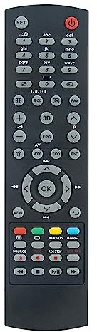 AULCMEET GB067WJSA Telecomando sostitutivo compatibile con Sharp 4K OLED Smart TV LC-39LE652E LC-39LE652RU LC-39LE651E LC-50LE651RU LC-50LE651V LC-50LE652E