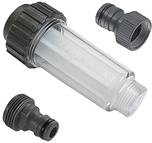 Bailinks Water Filter Garden Hose, 3/4 Inch Water Pre-Filter, Water Filter set Including Filter Insert, for Karcher, Pressure Washer, Garden Pump