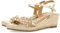 GIOSEPPO Femme Sunol Sandale Cage Espadrille, Doré foncé, 38 EU