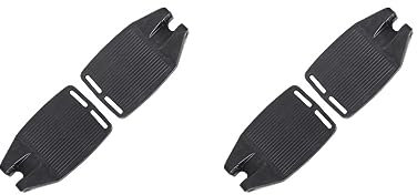 Lot de 2 repose-pieds universels en plastique pour fauteuil roulant - Faciles à installer - 2,2 cm