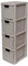 Khanary A5 Plastic Storage Drawer 4 Tier Rattan Effect Tower Storage Unit Medium Organizer Home Kitchen School Offices Desktop Stationary Art Clothes Toys Bath- 62(H) x 25(D) x 19(W)-Mushroom