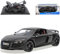 Generisch A*U*D*I R8 GT Matt Schwarz Coupe 2010 1/18 Modell Auto