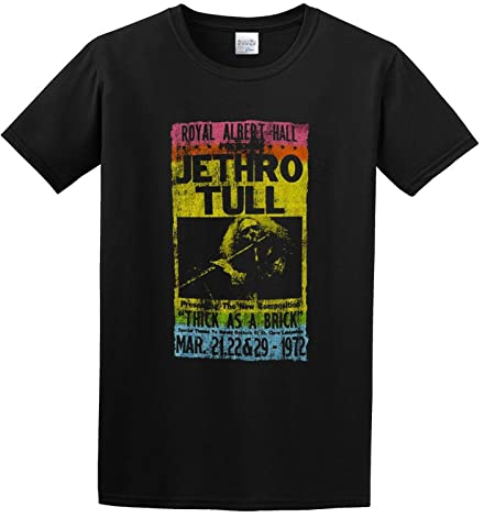 Jethro Tull Royal Albert Hall Rock N Roll Music Mens 100% Cotton Tshirt Size 3XL