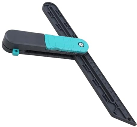 Veemoon werkzeugkästen tools box werkzeugkofer wekzeugkoffer messwerkzeuge Winkelsucher für die Holzbearbeitung großer Winkelmesser Gehrungslehre Winkel Lineal Winkelmesser aus Metall Abs