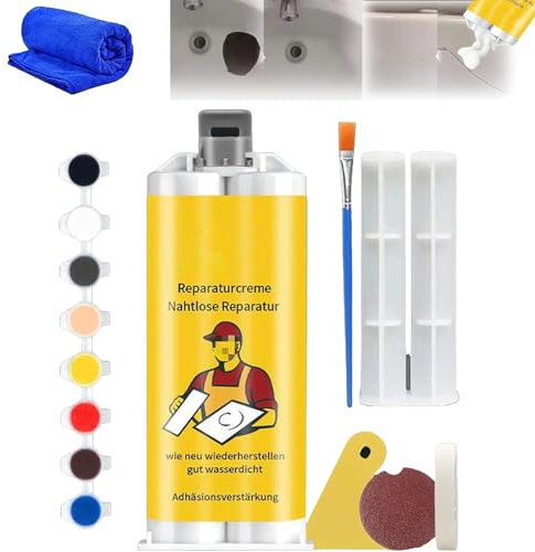 Multifunctional Tile Stone Crack Repair Kit, Porcelain Repair Kit, Granite Countertop Repair Kit, Marble Repair Kit, Adjustable Color, for Bathtub, Stone Crack (1PCS)