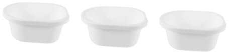 Toyvian 3st Toilettenleiter Für Kinder Tragbarer Toilettensitz Für Kinder Reisetopfsitz Für Kleinkinder Kleinkind Toilette Sitzwanne Für Toilettensitz Wc-sitzkissen Töpfchen Hocker Weiß Pu