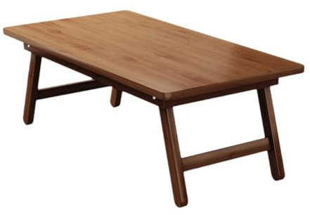 Fenteer Klappbarer Couchtisch, japanischer Bodentisch, hohes Lager, Heimdekoration, Nachttisch, moderner niedriger Tisch, Esstisch für kleinen Raum