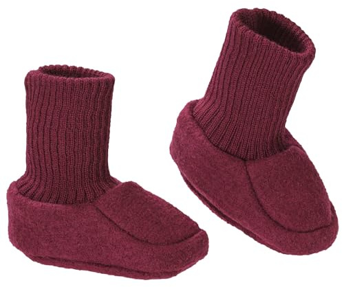 Disana Walk-Schuhe Baby - 100% Bio-Merino, Wollwalk - warm & weich - Unisex Gr. 50 – 68 - nachhaltig & fair – schmiegt Sich sanft an den Babyfuß, kein Verrutschen - Made in Germany