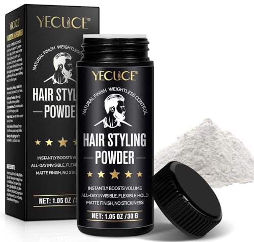 Hair Styling Powder for Men & Women, 30g Texturizing & Volumizing Powder with Matte Finish, Long-Lasting Strong Hold, Oil-Free & Lightweight for Natural Root Lift