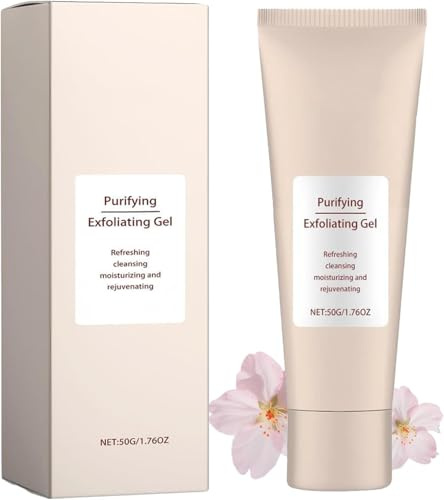 Reinigendes Peeling-Gel, Peeling-Gel für Gesicht und Körper, Tiefenreinigend und feuchtigkeitsspendend, Milde Formel für ein müheloses Enthüllen natürlicher Schönheit, für alle Hauttypen