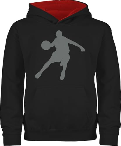 Shirtracer - Pullover Kinder Hoodie Jungen Mädchen - Sport Kleidung - Basketballspieler I Geschenk Basketball Fans I Geschenk für Basketballer