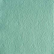 Ambiente - Servietten - Elegance - geprägt - 33x33cm - 15 Stück - Farbe: Pale Aqua 1110