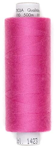 Stoffe Werning Amann Troja Nähgarn 500 m pink Allesnäher Qualtitätsgarn 100% PES - Preis Gilt für eine Rolle