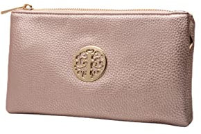 Craze London Women's Small Clutch Bag Cross Body Shoulder Bag with Wristlet Long Cross Shoulder Adjustable Strap