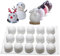 DUBENS Silicone Mould with 15 Ball Ice Cube Mould Round Ball Silicone Muffin Mould Muffin Mould Cake Pudding Ice Cube Chocolate Handmade Soap