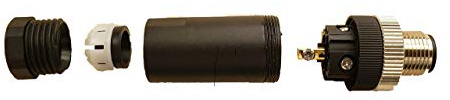 Regatta Processing NMEA 2000 (N2k) Male Field Installable Connector for Garmin Lowrance Simrad B&G & Navico Networks