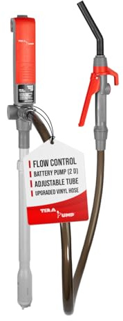 TERA PUMP Portable Battery Powered Gas Transfer Pump w/Flow Control