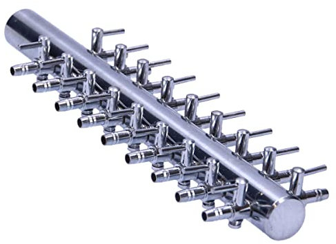 Aquacadabra 18-Way Stainless Steel Manifold for Aquarium Air Pump