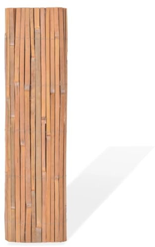 vidaXL 2X Clôtures Brise-Vue Barrière de Clôture Panneau de Clôture Décoration de Jardin Arrière-Cour Patio Extérieur Bambou 100x400 cm