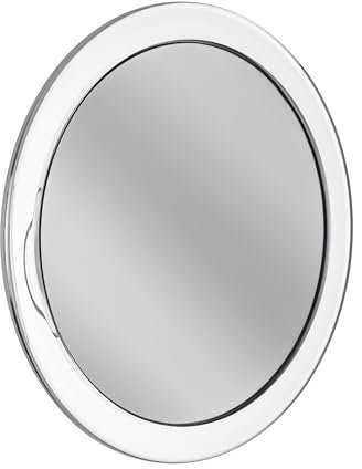 TATAY Miroir grossissant X8 Noir avec ventouses 15 cm.