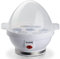 SILVANO Hervidor Eléctrico de Huevos con Capacidad hasta 7 Huevos - Potencia 320/380 W - Cuece Huevos Eléctrico Compacto (20x17x16,3cm) - 520 gr - Color Blanco