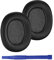 K371 Ersatz Ohrpolster Kissen Quite-Comfort Protein Leder Ohrpolster Ohrschutz Ohrenschützer Reparaturteil für AKG K361 K371 Wired/Wireless Over-Ear-Kopfhörer (schwarz)