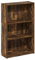 Furinno Jaya Simply Home Libreria con ripiano Regolabile 3 Livelli, Legno ingegnerizzato, Pino Ambrato, Taglia Unica