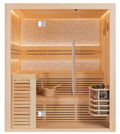 AWT AQART WATER TECHNOLOGY KOS Sauna 1812C Pinienholz/180x160/ohne Ofen