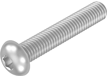 SECCARO Lot de 20 vis à tête plate M8 x 45 mm, en acier inoxydable V2A VA A2, ISO 7380 à six pans creux