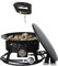 Flame King Rauchfreie Propangas-Feuerstelle, 48,3 cm, tragbare Feuerschale, 58 K BTU mit Propan-Griffwaage, Selbstzünder, Abdeckung und Tragegurten für Wohnmobil, Camping und Outdoor-Leben