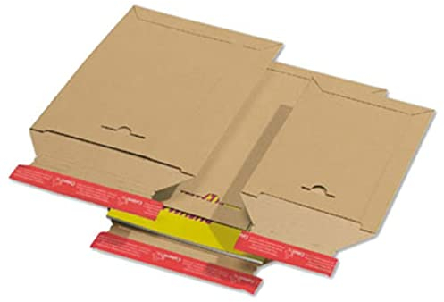 6000 Stk. Karton-Versandtaschen TP335, 250x350mm, SK, A4+/DHL-Großbrief, braun