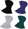 MOWEN 4-teiliges Set aus Kurzen Muslimischen Hüten, Elastische, Schweißabsorbierende Baumwolle
