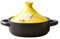 WYBZDA Traditionell Marokkanisch Tajine Topf Zum Kochen, Keramik Auflaufform Tagine Marokko Mit 2 Griffe Und Deckel Suppentopf Langsamkocher