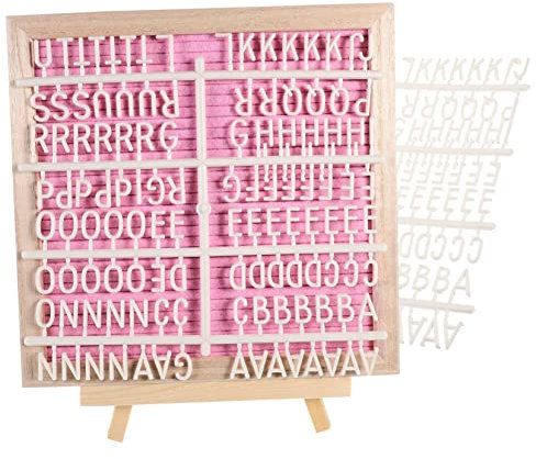 Homoyoyo 1 Satz Briefbrett Aus Filz Babydusche Fühlte Letzteres Brett Memoboard Aus Filz Geburtsanzeigetafel Buchstabentafel Nachrichtentafel Holzschild Filzunterlage Doppelseitig