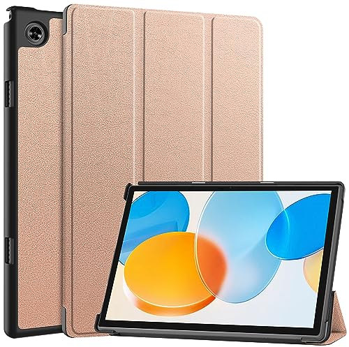 XITODA Coque pour Teclast M40 Pro/ P20HD/ P20S,Protection mit Stand Fonction Etui pour Teclast M40 Pro/ P20HD/ P20S 10,1 Pouces Tablet, Or Rose