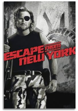 karn Escape From New York Poster, Wandkunst, Leinwand, Poster, Raumdekor, ästhetisch, Poster, Druck, Dekoration, Poster, 30 x 45 cm, ungerahmt