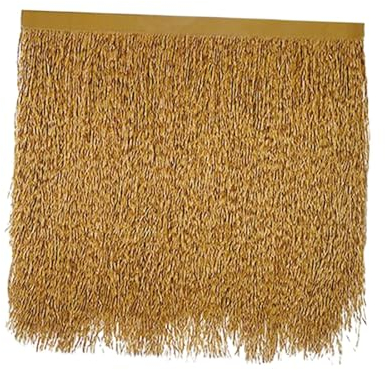 Colcolo Techo de Paja, Rollo de Paja Artificial, Manualidades Decorativas DIY, Techo de Hierba de Paja sintética, Retardante de Fuego para Bar, cabaña y, Estilo c