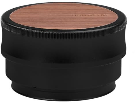 Normcore 53,3 mm Palm Tamper, einstellbarer Druck Kaffee Tamper, Espresso kalibrierter federbelasteter Tamper, kalibriert mit Doppelfeder, Titan-PVD-Beschichtung, flacher Boden