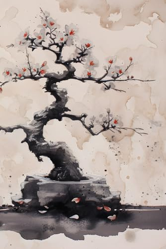 Journal - Watercolor Bonsai Cover: Lined Paper | 100 pages