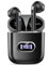 NZKEEYZI Wireless Earbuds, Bluetooth Headphones with HD Noise Cancelling Mic 2024 In Ear Earphones, Mini LED Display, 50H Playtime IP6 Waterproof Wireless Headphones Black