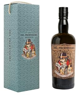 Del Professore - Gin Monsieur, 70 cl, Astucciato, Gin Artigianale dalle Note Floreali e Balsamiche, 43,7% Vol