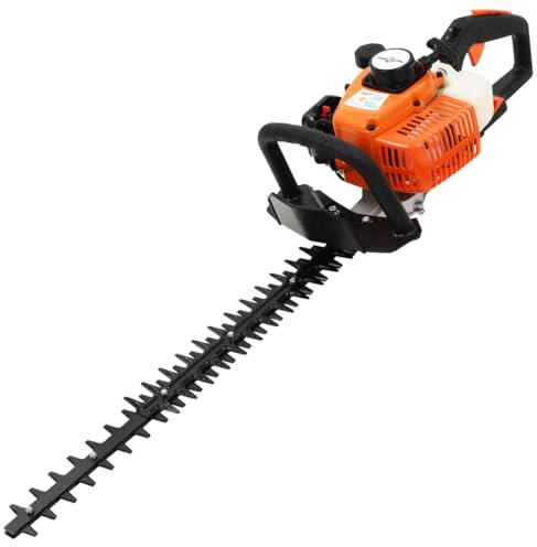 XGWKCNV Lawn & Garden Petrol Hedge Trimmer 722 mm Orange and Black Outdoor Power Equipment
