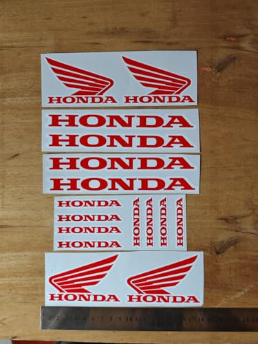 Adesivi compatibili con moto honda, 18 pezzi