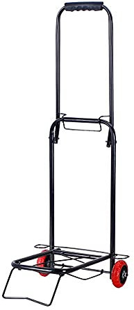 NZPOST Chariot à roulettes - Chariot à Bagages Portable Chariot à roulettes pour la Maison en Plein air Chariot de Courses Pliable Porte-Bagages Camion (A)