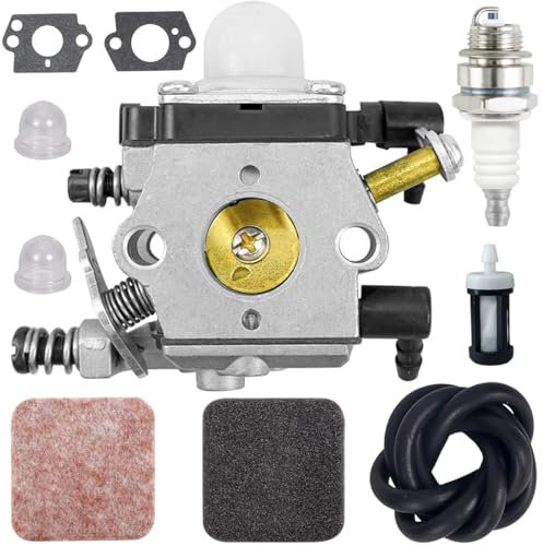 ZAMDOE WT-253-1 Carburetor for Stihl BG72 BG75 HS80 FS80 FS85 BG4227 Leaf Blowers Replace WT253 42271200600 with Air Filter Spark Plug Fuel Filter Fuel Line